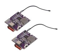 Tidevib 2 módulos de banco de energía de carga rápida de 225 W con pantalla digital para baterías 21700 de 37 V, soporta PD30 QC4+