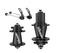 Tidevib 32H - Buje de bicicleta para freno de disco, fibra de carbono con aleación de aluminio 7075, velocidad 8/9/10/11, 5 rodamientos, 6 patas 44T, compatible con QR y eje pasante