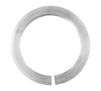 Tidevib Adaptador de conversión de aleación de aluminio para bicicleta, 30/39,8 mm con junta de anillo de corona para carretera para bicicleta, color negro