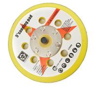 Tidevib Almohadilla de respaldo para lijadora de 8 agujeros de 125 mm para pulidora con extracción de polvo, rosca UNF de 5/16 pulgadas, velocidad máxima de 10,000 rpm