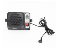 Tidevib Altavoz externo resistente para coche CB con conector de 35 mm, salida de 15 W y filtro de ruido para radios Kenwood ICOM