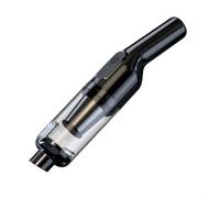 Tidevib Aspiradora inalámbrica de mano de 16000 PA, potente potencia de succión, recargable, aspiradora de coche con boquilla de cepillo para hendiduras (negro)
