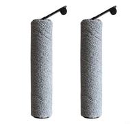 Tidevib Barra de cepillo de rodillo compatible con DREAME H12S AE HHR14A, accesorio de cerdas de fibra resistente para aspiradoras inalámbricas en húmedo y seco (paquete de 2)