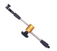 Tidevib Base magnética ajustable para indicadores de esfera con brazo flexible, tamaños de rosca M8 y M5, 300 mm/340 mm/165 mm de longitud, acero de aleación,