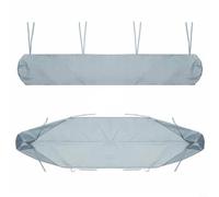 Tidevib Bolsa de almacenamiento para toldo de patio para uso al aire libre, protector de lluvia Oxford 300D verde de 15 pies, resistente a la intemperie, toldo manual (gris 5 m)