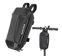 Tidevib Bolsa frontal de EVA para manillar de scooter eléctrico de 3 L, impermeable, para diseño compacto, plegable, para bicicletas eléctricas y scooters, color negro