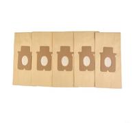 Tidevib Bolsas de recogida de polvo para aspiradora BAG261 para Panasonic MC-E Series MC-CG Series para Black & Decker V Series papel de filtro de doble capa, 5 unidades