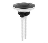 Tidevib Botón de tanque de inodoro de doble descarga para cubiertas de tanque de 38 mm, 48 mm, 58 mm, actuador de descarga de plástico que ahorra agua para instalaciones de bidé y tanque de inodoro