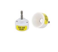 Tidevib Broca eléctrica para máquina taponadora de botellas, adaptador de vástago hexagonal de 1/4 pulgadas para taladro de sellado, cabeza tapadora de plástico de 10-50 mm en color blanco