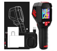Tidevib BSIDE HX3 Cámara térmica infrarroja 240x240 Sensor -20 a 550C Medición 25Hz Tasa de actualización 15 modos de color para edificios HVAC diagnóstico negro