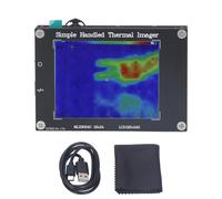 Tidevib Cámara termográfica de mano con pantalla de 32 pulgadas, funcionalidad 7 en 1 para evaluación de temperatura industrial y ambiental, rango de -40 a 300 y frecuencia de actualización de 8 Hz