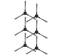 Tidevib Cepillo lateral de aspiradora robot de repuesto para Liectroux X6 ZEDAR R600 Puron PR12 PRO herramientas de limpieza de bordes, 6 piezas