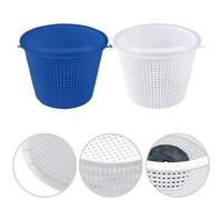 Tidevib Cesta de repuesto para skimmer de piscina compatible con SP1070 SP1082, para base pesada resistente y mango de bloqueo seguro, se adapta a Aladdin para Swimquip para bombas Pentair, color azul