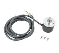 Tidevib Codificador E6B2-CWZ6C 100 para 360 600 1000 1024 2000 P/R, óptico incremental de 5 V CC con eje de 6 mm, cable de 2 m, para A//para Z para salida de fase (2000P/R)