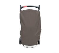 Tidevib Cubierta impermeable para parrilla portátil Weber Traveler, funda protectora 210D para todo tipo de clima al aire libre (marrón)