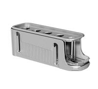 Tidevib Dispensador automático de huevos rodantes de 3 niveles para refrigerador, bandeja de almacenamiento de huevos que ahorra espacio con diseño de gravedad, blanco o gris