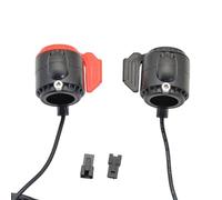 Tidevib E-for - Controlador del acelerador de pulgar para bicicleta, montaje lateral izquierdo o derecho, agarre antideslizante ABS, manillar eléctrico para patinete eléctrico, cable de 168 cm, color