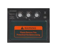 Tidevib Filtro de lente de casco de soldadura con panel solar, sensibilidad y retardo ajustables, pantalla DIN 9-13 para soldadura