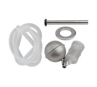 Tidevib Filtro de tubo de inmersión flotante de acero inoxidable 304 para barril de cerveza casera con conector de bloqueo de bola y manguera de silicona de 31 pulgadas