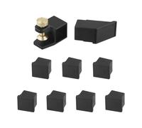 Tidevib Guía de sierra de cola de milano con módulos de ángulo de 45° y 90°, medidor magnético para carpintería para cortes de precisión con sierras de doble cara