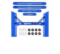 Tidevib Herramienta de plantilla ajustable para peldaños de escalera con deslizadores para medición de precisión, elevadores de escaleras, umbrales y suelos laminados, 29,2 cm a 152,4 cm de longitud