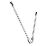 Tidevib Herramienta flexible de barra de extensión de enchufe con unidad de 1/10.2 cm, 3/20.3 cm, 1/5.1 cm, acero al cromo vanadio, para espacio incómodo y limitado