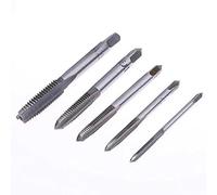 Tidevib Juego de llaves de trinquete ajustables con mango en T con 5 llaves de tornillo métricas M3-M8 para roscado a máquina