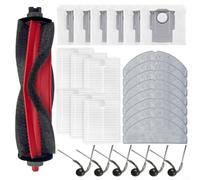 Tidevib Juego de piezas de robot para aspiradora Roborock para Q7 M5+ forQ7 TF+ para Q7 L5+ Q7B+ Q7T+ con cepillo principal, paño de fregona, filtro, bolsa de polvo, cepillo lateral (B)