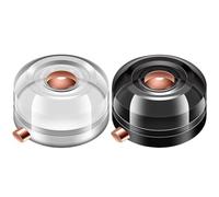 Tidevib Juego de tarros de especias para almacenamiento de condimentos de cocina, 6 recipientes magnéticos de PET con tapas transparentes, compatibles con superficies de metal, utensilios de cocina