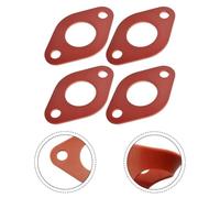 Tidevib Junta de brida TACO 007 Series Bomba circuladora para & Grundfos Armstrong 4 unidades de silicona para rojo 4 pulgadas de largo x 2-5/8 pulgadas de ancho