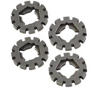 Tidevib Kit adaptador de hoja de sierra oscilante multiherramienta de 4 piezas, vástago de 2,5 cm, para Bosch, para y para herramientas Makita