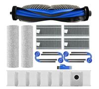 Tidevib Kit de accesorios de repuesto para ECOVACS para DEEBOT T80 para OMNI, bolsa de polvo de 3 L, filtro HEPA lavable, cepillo principal, cepillos laterales, toallitas para fregona, juego de 14