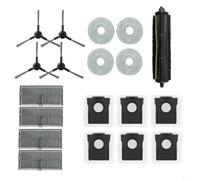 Tidevib Kit de accesorios de repuesto para robot aspirador Dreame L40 Ultra A, L30s Ultra, L40 Ultra CE/AE, cepillos principales, cepillos laterales, almohadillas de fregona, bolsas de polvo, filtros