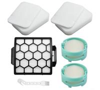 Tidevib Kit de filtro para aspiradora Shark - 2 filtros de fieltro de espuma, 1 filtro HEPA posmotor, 2 cartuchos neutralizadores para rotador de mascotas vertical ZU100 ZU102, compatible con 1239FT60