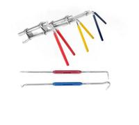 Tidevib Kit de herramientas de instalación de juntas hidráulicas, juego de 5 piezas para juntas de barra, acero inoxidable, para diámetros de 0.87 a 6.49 pulgadas