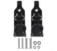 Tidevib Kit de montaje para portaequipajes de techo con metal y abrazaderas para portaherramientas de hacha de pala segura, para camping, senderismo, transporte de equipo al aire libre (2 piezas)