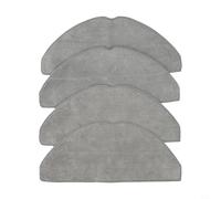 Tidevib Kit de paños de fregona, para Eufy G50 y L60, microfibra de alta calidad, diseño constructivo de larga duración, fácil instalación, almohadillas de limpieza grises (paquete de 4)