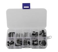 Tidevib Kit surtido de chips DIP IC de 85 piezas con 10 valores (NE555, LM324, LM393, UA741, LM358) para montaje de circuitos electrónicos, reparación y bricolaje
