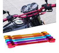 Tidevib LatoYard - Barra transversal de aluminio resistente para motocicleta, múltiples opciones de color, óxido, 22 mm, ajuste dorado