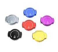 Tidevib LatoYard - Tapa decorativa de aleación de aluminio para radiador de motocicleta, color morado