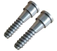 Tidevib Mandril de torno de madera, tornillo de gusano de madera, diseño de bloqueo seguro para mandriles de 375 pulgadas, 425 pulgadas, 55 pulgadas, para montar cuencos pequeños en carpintería