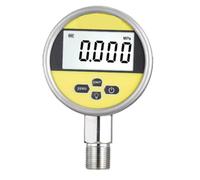 Tidevib Manómetro digital de vacío de acero inoxidable, 0,05 s, 0,5% de precisión, núcleo, sistema de control de 3 mm, IP67, amarillo