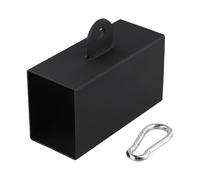 Tidevib Máquina de cable de bloque fortalecedor de agarre manual, entrenamiento de acero con hebilla, 8 x 8 cm, 8 x 8 cm, 8 x 4 cm, cuadrado/círculo, negro