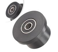 Tidevib Máquina de remo con polea de rodamiento, entrenador abdominal y dispositivo de remo, paquete de 2, metal y plástico, diámetro interior de 8 mm, para equipo de fitness