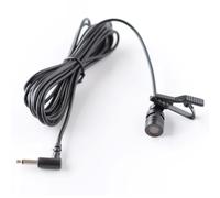 Tidevib Micrófono de techo unidireccional de 35 mm para coche y sistemas de navegación, compatible con Clarion, para Kenwood, para reproductores de CD Sony, Alpine, Pioneer y Android, color negro