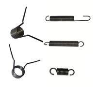 Tidevib Muelle de torsión para desmontadora de neumáticos para recolectora de neumáticos, válvula neumática, pedal giratorio, diámetro de alambre de metal 2-3 mm, negro