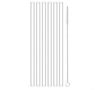 Tidevib Pajitas de repuesto para vaso Owala de 40 onzas, paquete de 6 pajitas transparentes con cepillo, para botella de agua Owala de 40 onzas