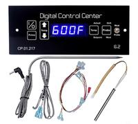 Tidevib Panel de control digital de repuesto para parrilla de pellets de madera Louisiana 16006-F(para paquete combinado)