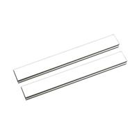 Tidevib Paquete de 2 barras en T deslizantes para carpintería, aleación de aluminio de 100 a 450 mm para mesa de sierra ingletadora, mesa de fresado, color plateado