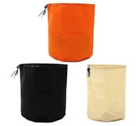 Tidevib Paquete de 3 cubiertas a prueba de polvo para cortacésped, cortadora de césped y sierra de poste, para naranja/beige/negro, cubierta protectora de tela Oxford, amarillo y rojo